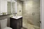 Custom bathrooms with oversized custom medicine cabinets.