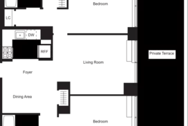 2 bedroom floor plan