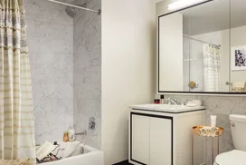 Imported Carrara marble bathrooms