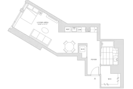 Fifteen Fifty San Francisco Studio Floor Plan